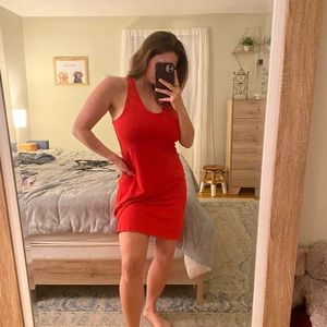 patagonia red athletic dress